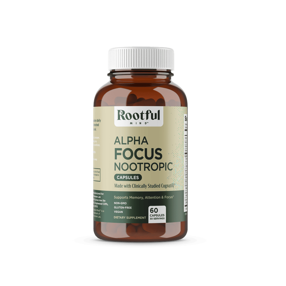 Alpha Focus Nootropic Capsules - 60 Count