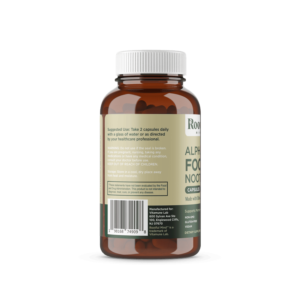 Alpha Focus Nootropic Capsules - 60 Count