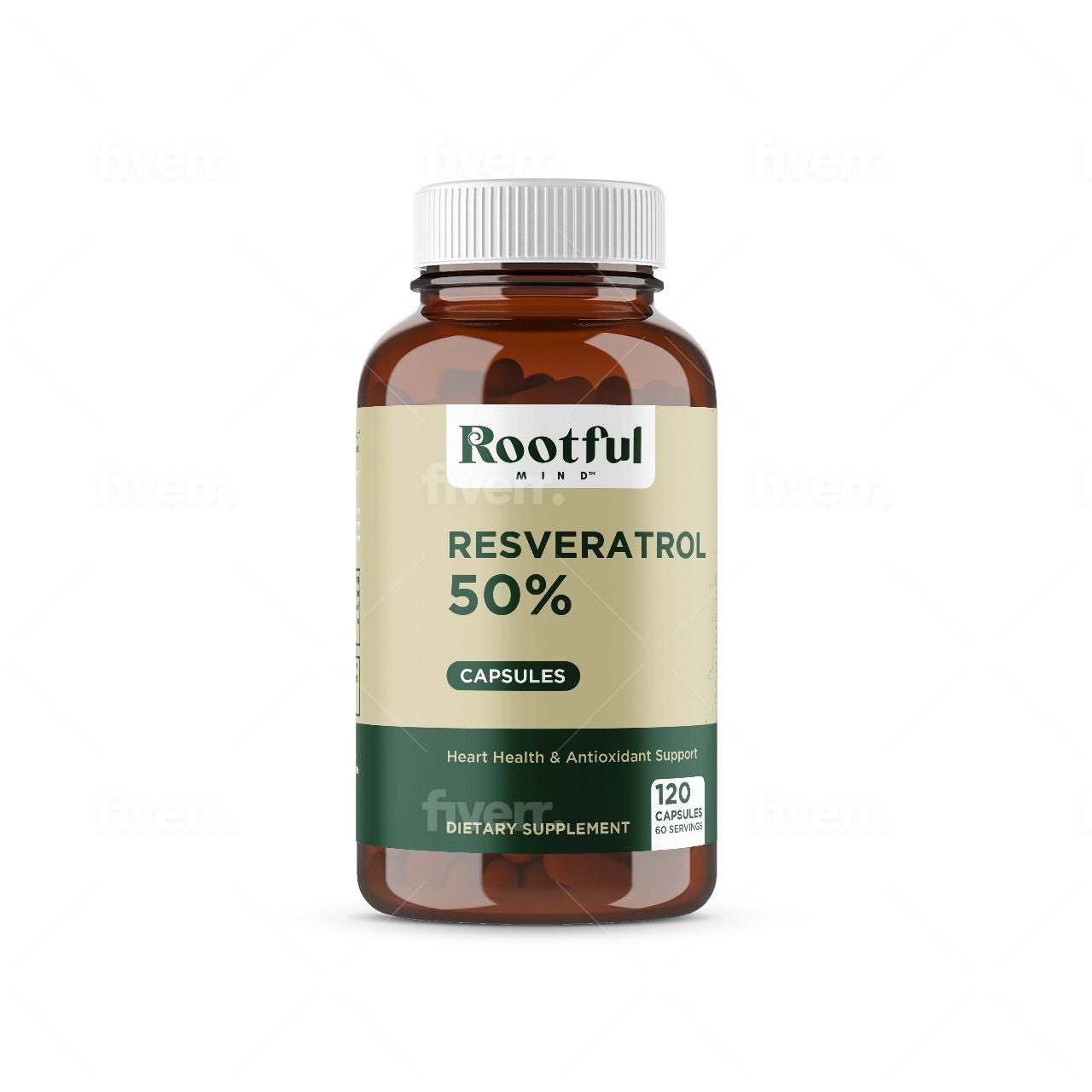 Resveratrol 50% Capsules - 60 Count
