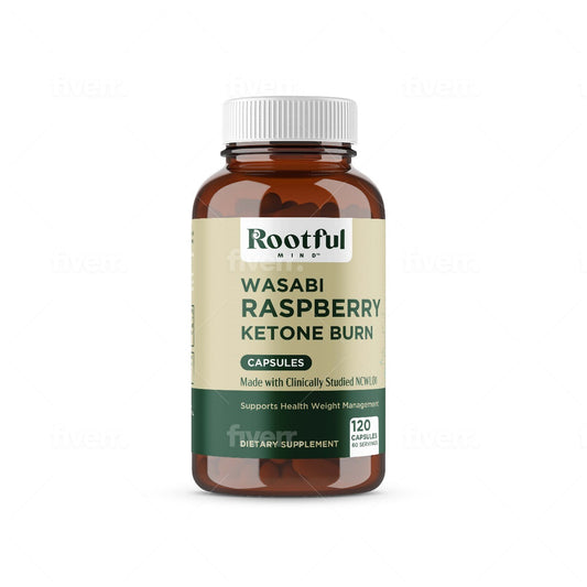 Wasabi Raspberry Ketones Capsules - 120 Count