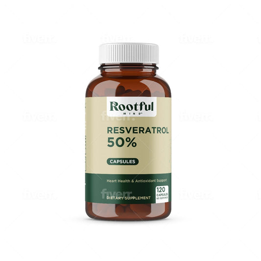 Resveratrol 50% Capsules - 60 Count